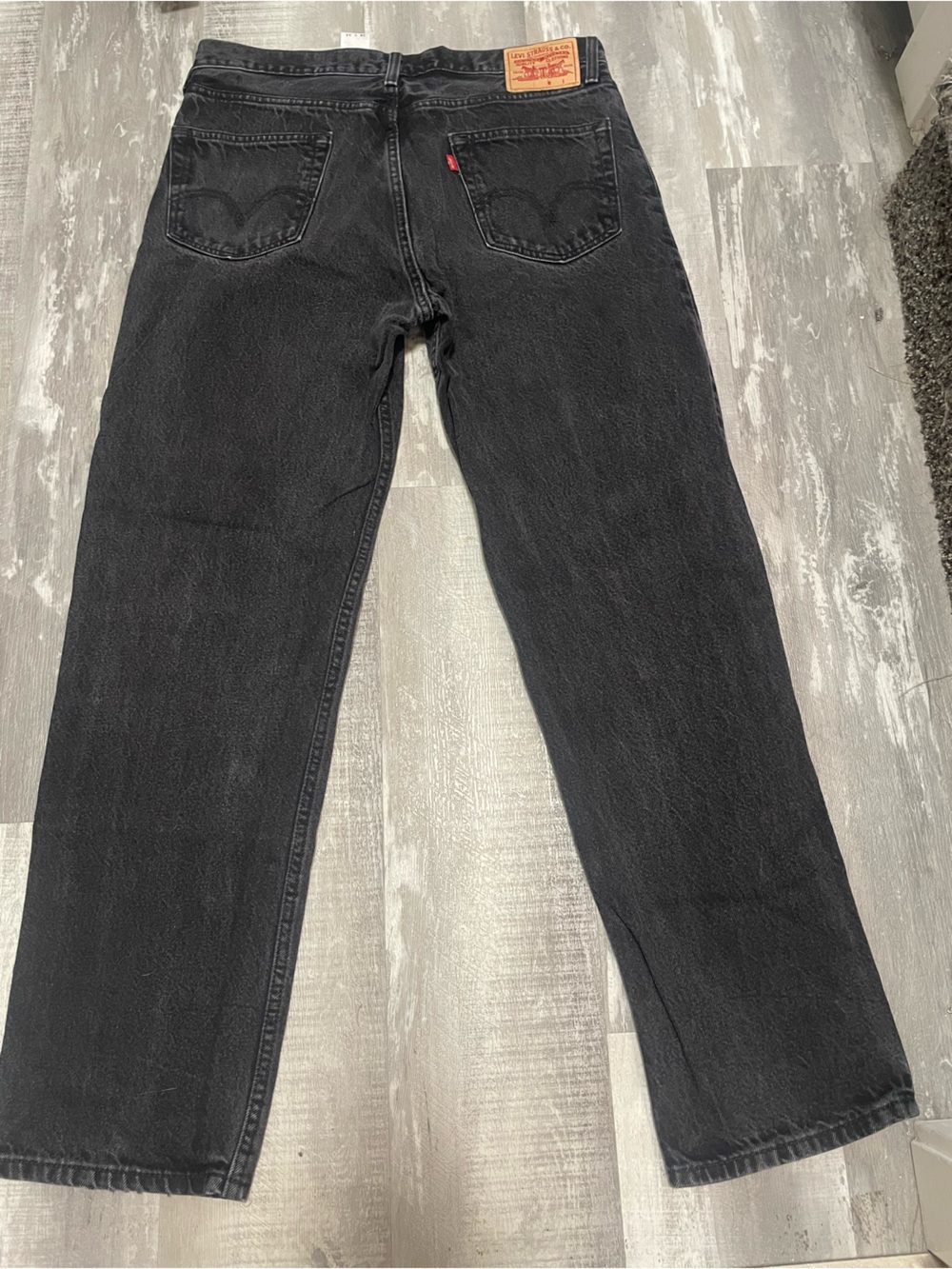 Men’s Black Relaxed Fit Straight Leg Levi’s